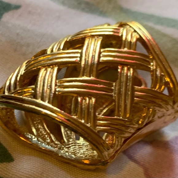 Vintage gold scarf tube - Picture 2 of 3